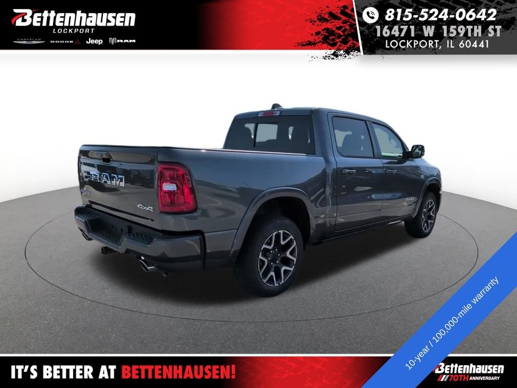 New 2026 Granite Crystal Metallic Clear-Coat Exterior Paint RAM Laramie image 6
