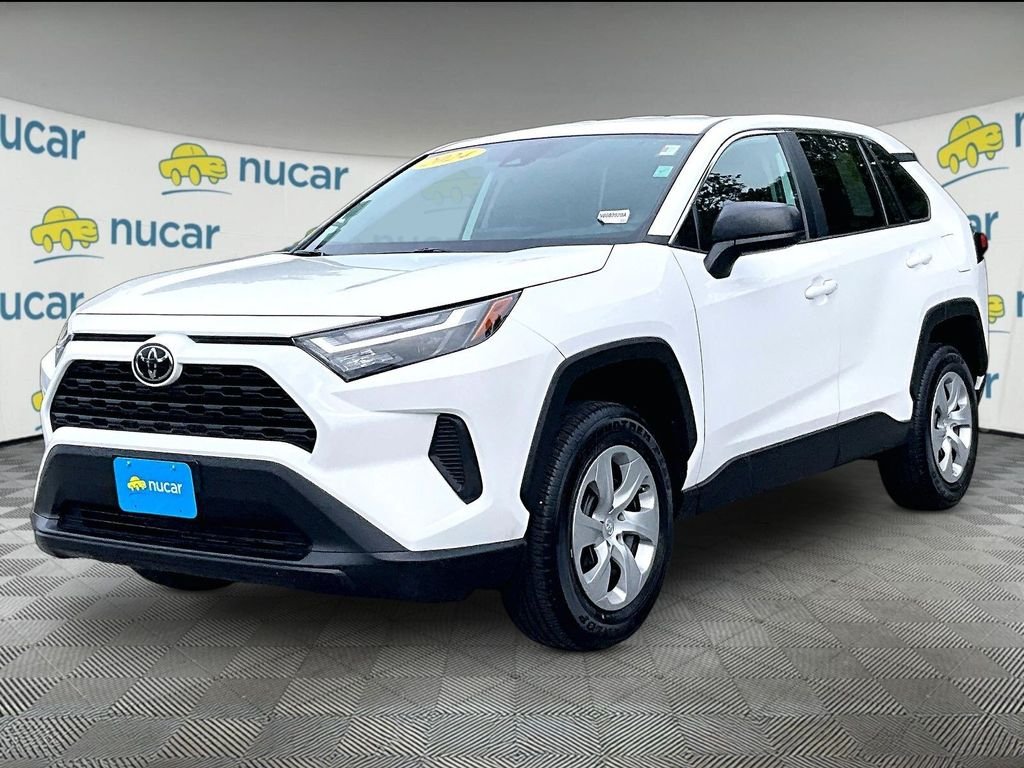 Used 2024 White Toyota LE image 3
