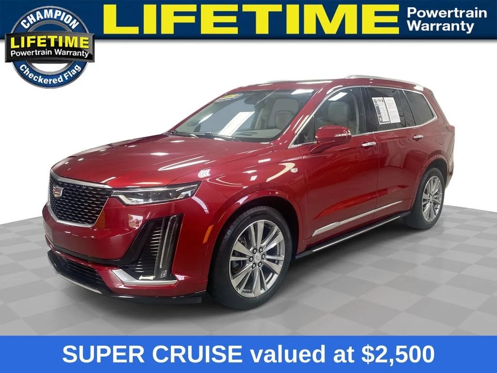 Certified Used 2024 Radiant Red Tintcoat Cadillac Premium Luxury image 1