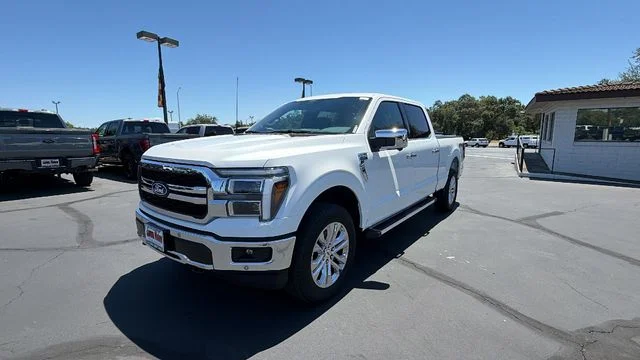 New 2026 Star White Metallic Tri-Coat Ford Lariat® image 1