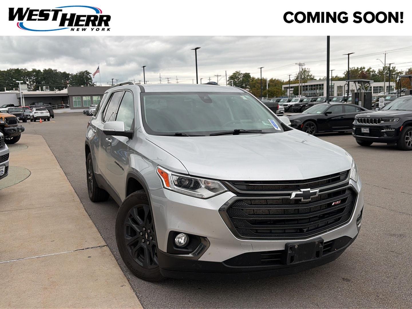 Used 2021 Silver Ice Metallic Chevrolet RS image 1