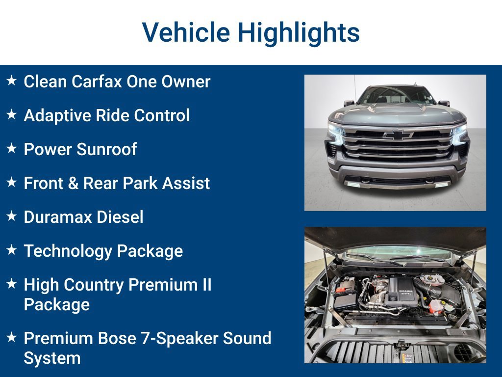 Used 2024 Gray Chevrolet High Country image 3