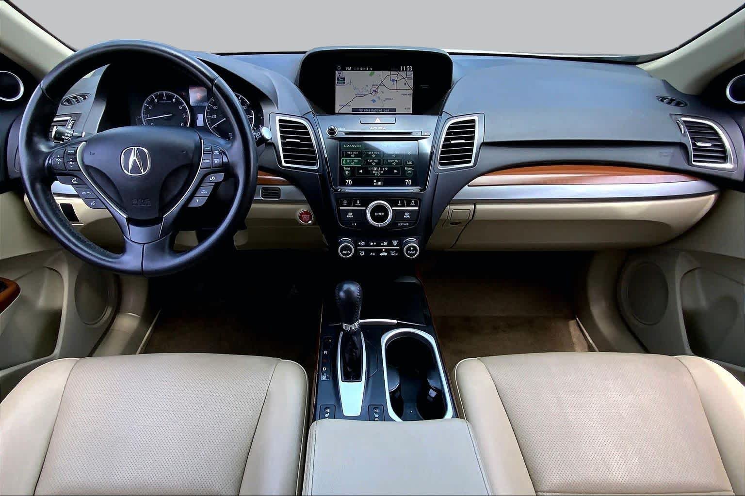 Used 2017 White Diamond Pearl Acura AWD with Technology Package image 16
