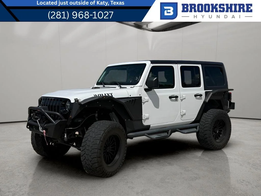 Used 2020 Bright White Clearcoat Jeep Willys image 1
