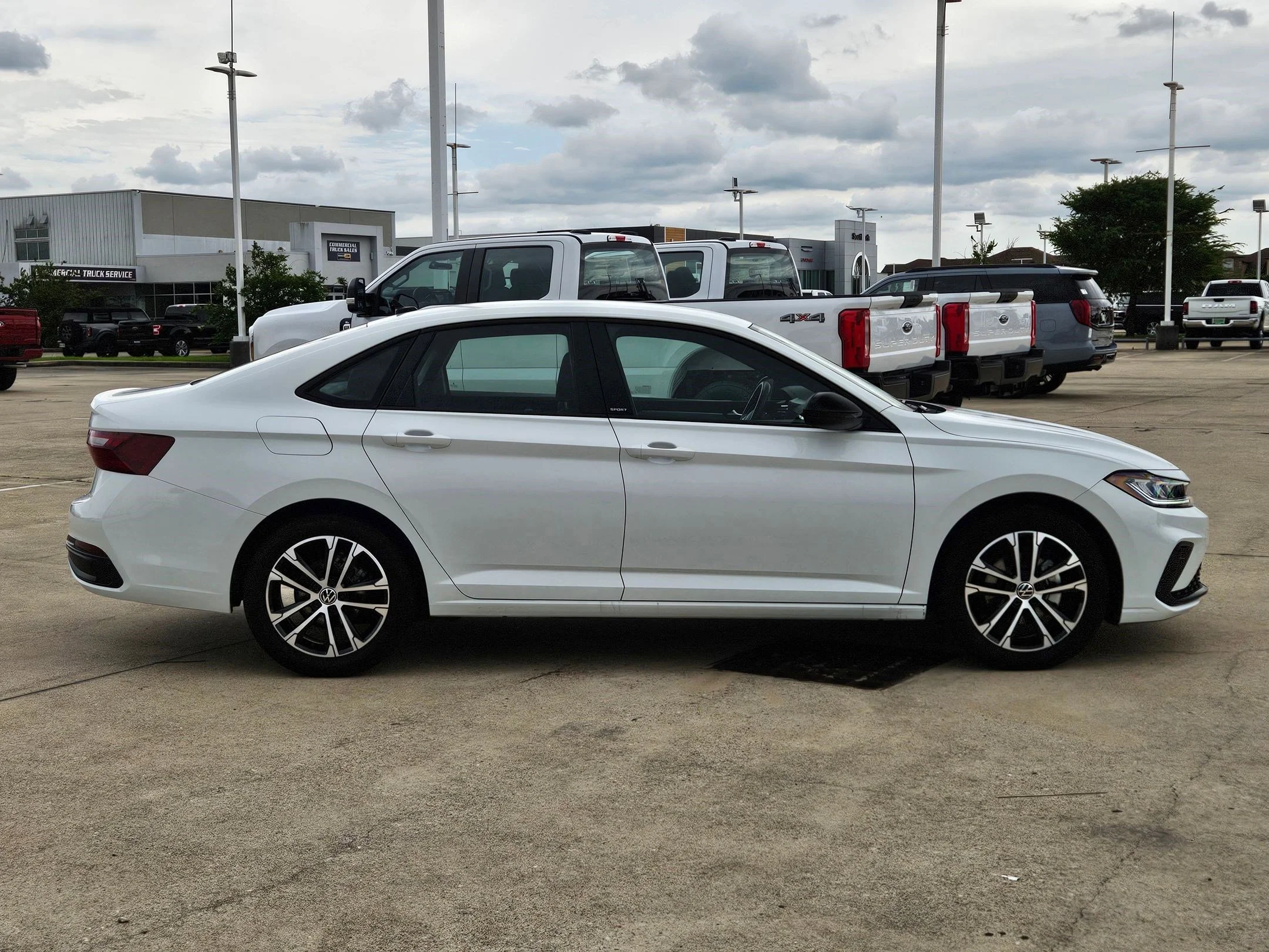 Certified 2025 Volkswagen Jetta Sport with VIN 3VWBX7BU8SM061493 for sale in Manvel, TX