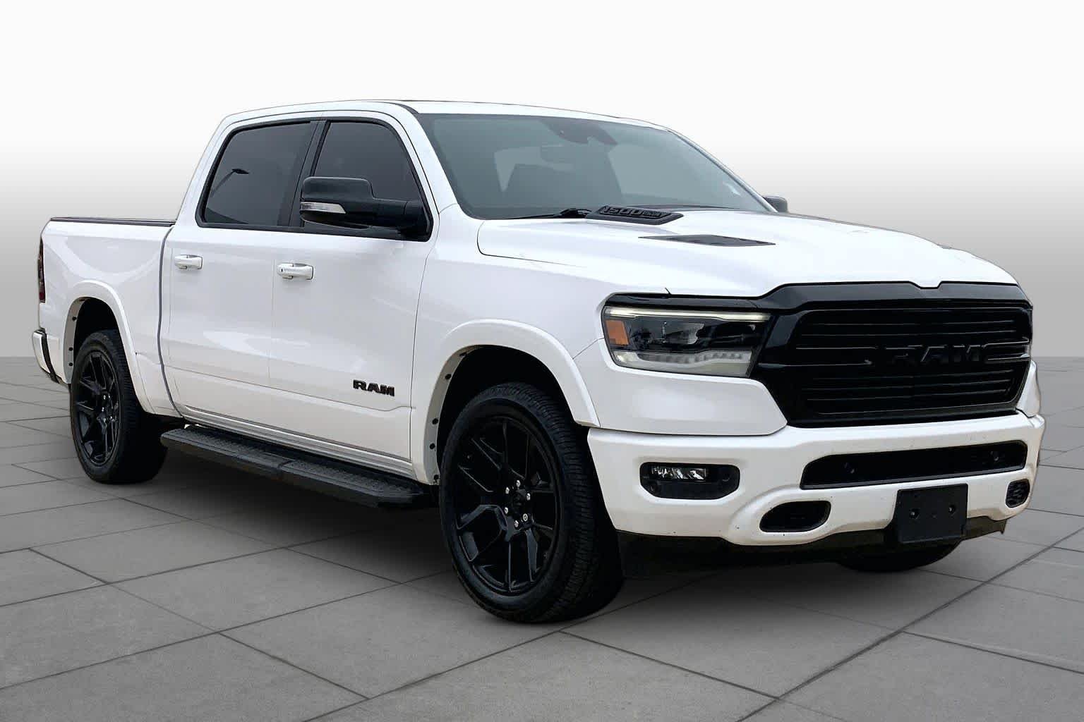 Used 2022 Bright White Clearcoat Ram Laramie image 3