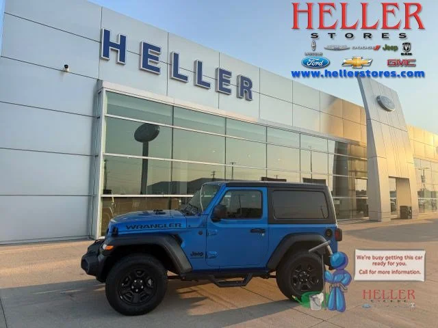 Used 2025 Hydro Blue Pearl Coat Jeep Sport image 1