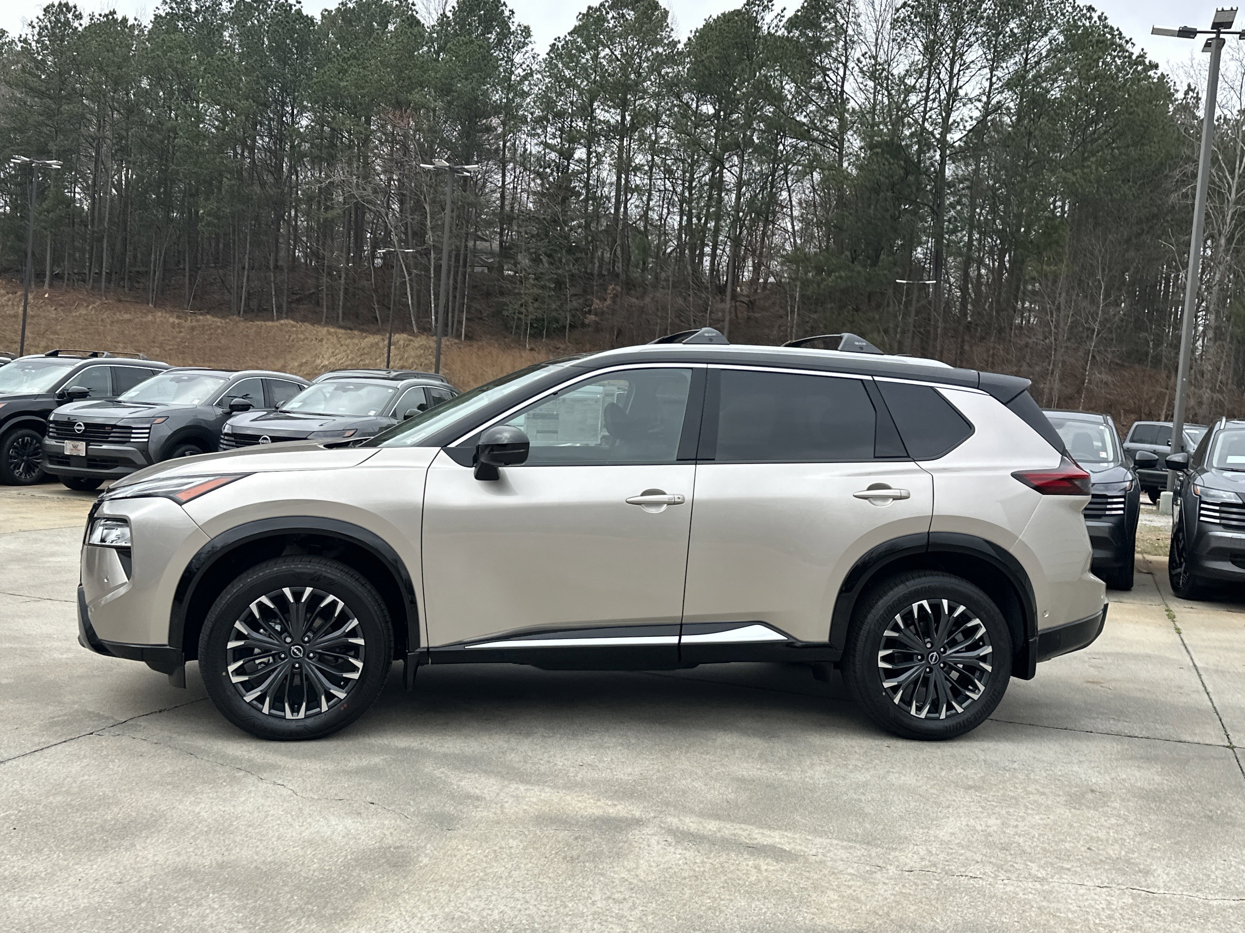 New 2026 Champagne Silver Metallic/Super Black Nissan Platinum image 5