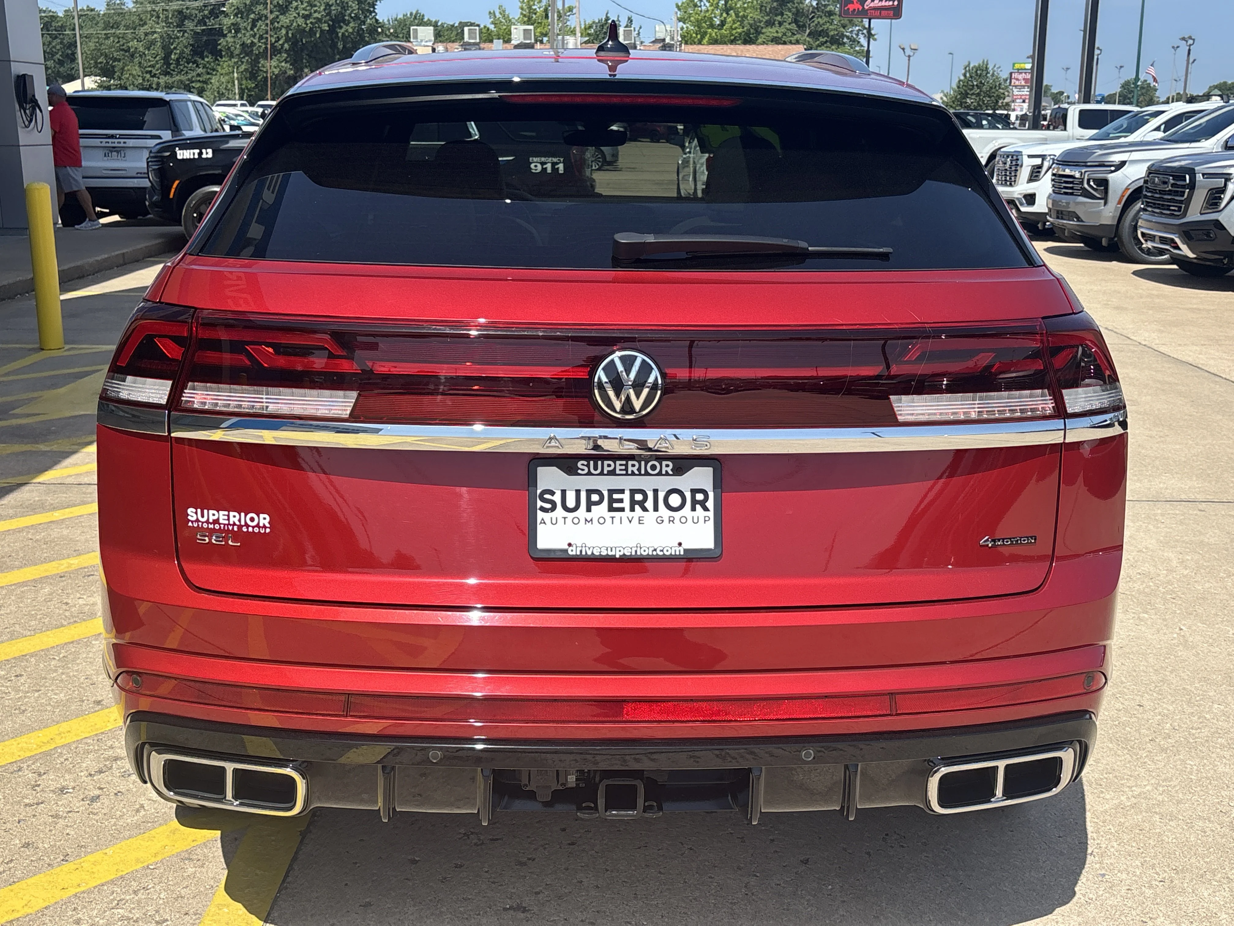 Used 2024 Aurora Red Metallic Volkswagen 2.0T SEL Premium R-Line AWD image 4
