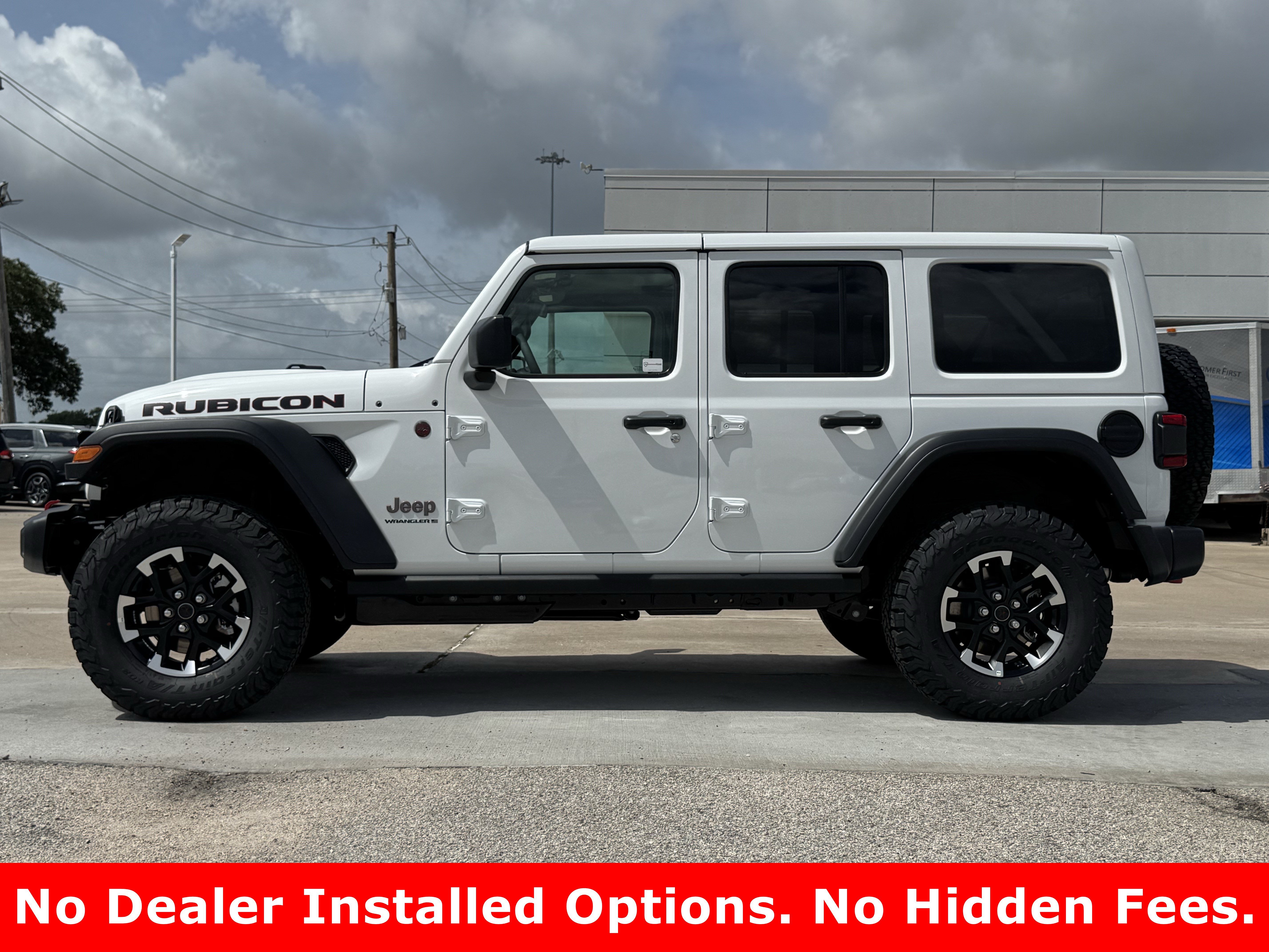 New 2026 Bright White Clear-Coat Exterior Paint Jeep Rubicon image 6