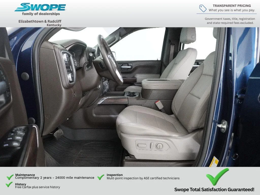 Used 2020 Pacific Blue Metallic GMC SLT image 11