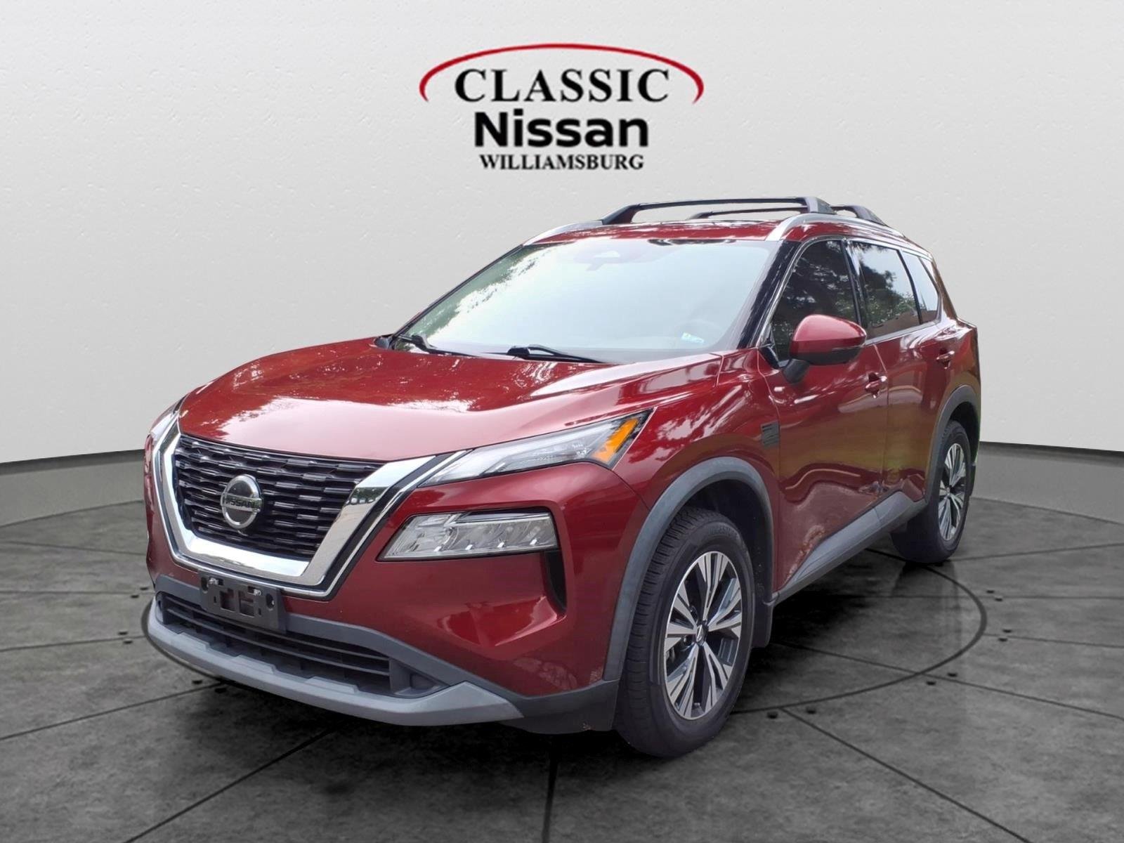 Used 2021 Scarlet Ember Tintcoat Nissan SV image 1