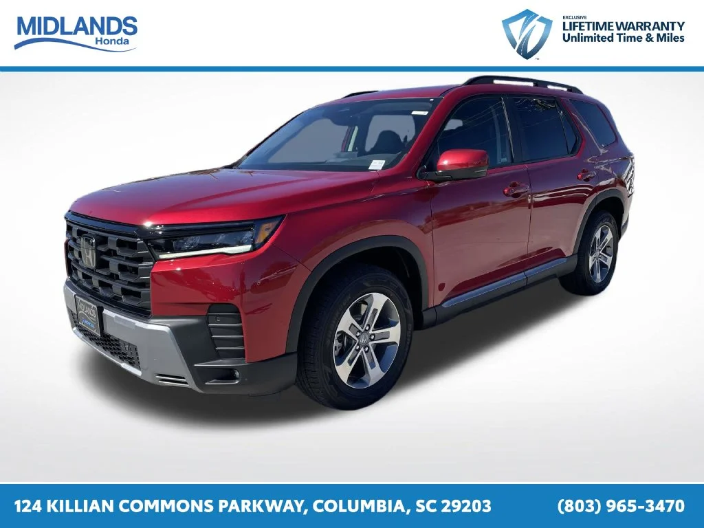 New 2026 Radiant Red Metallic II Honda EX-L image 3