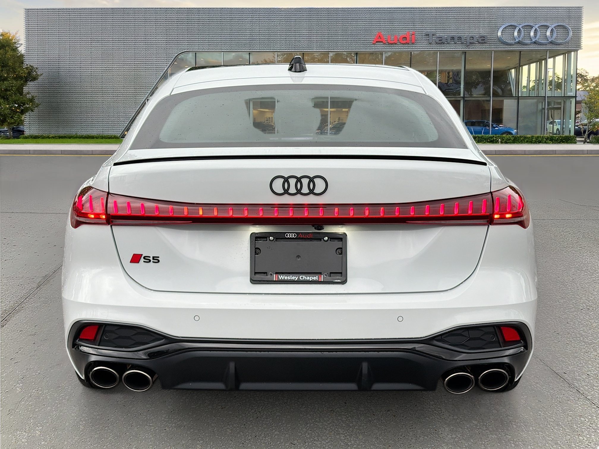 New 2026 Glacier White Metallic Audi Premium Plus image 4