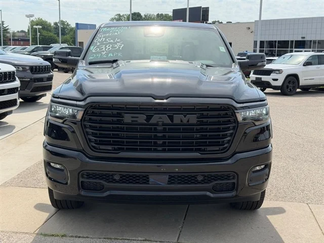 New 2026 Diamond Black Crystal Pearl-Coat Exterior Paint RAM Laramie image 2