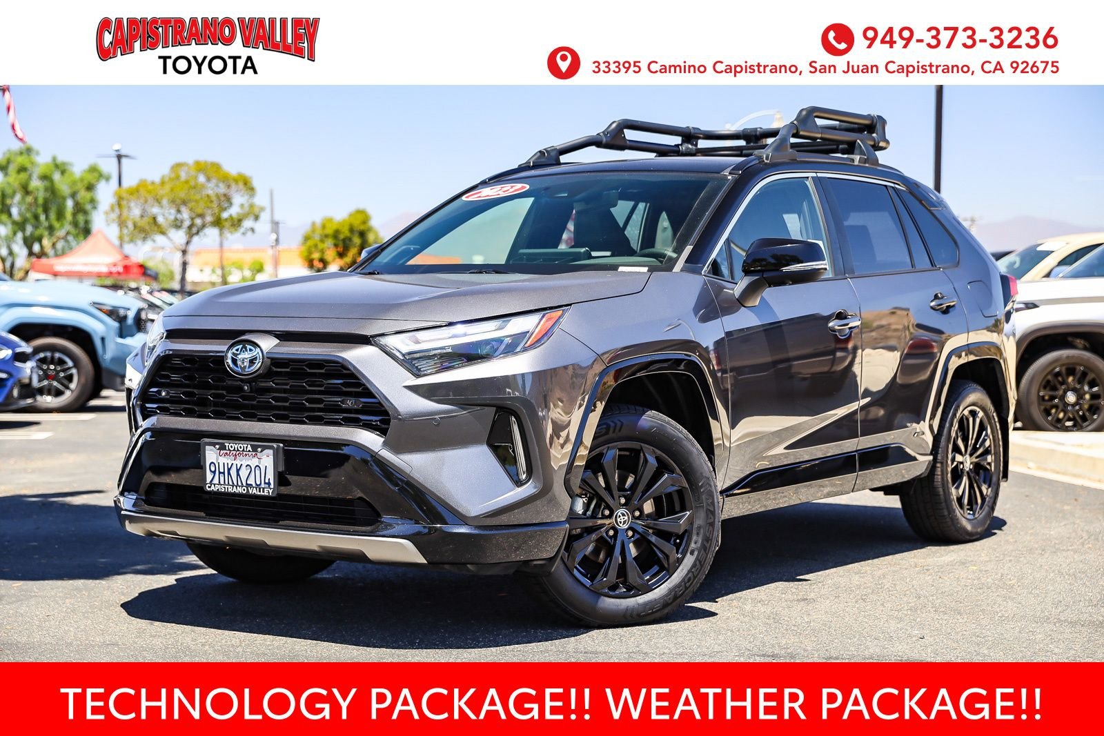 Certified Used 2023 Midnight Black Metallic Toyota XSE image 1