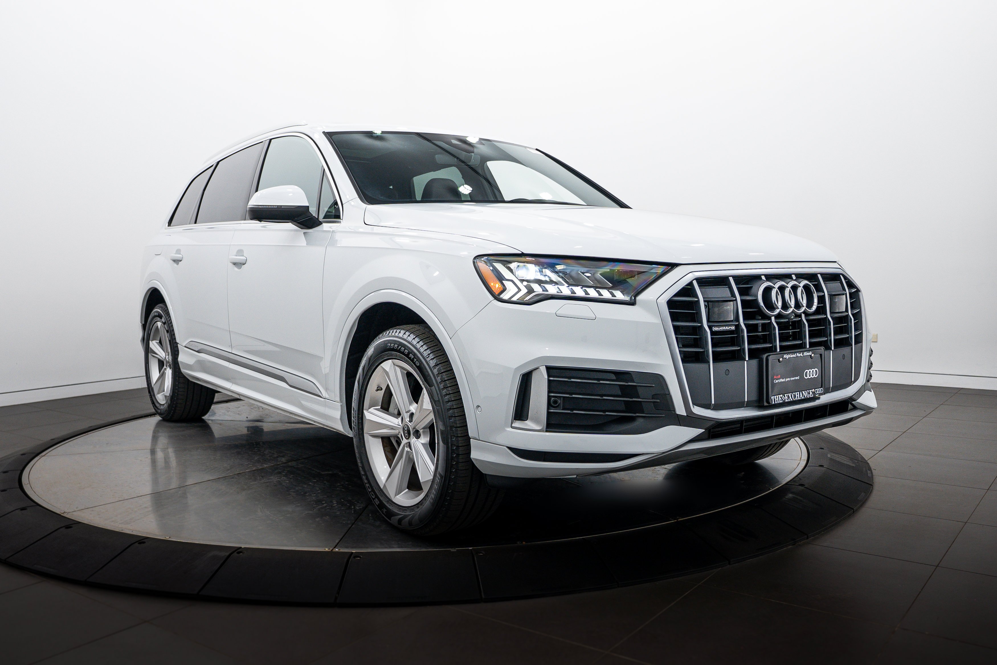 Certified Used 2023 Glacier White Metallic Audi Premium Plus image 2