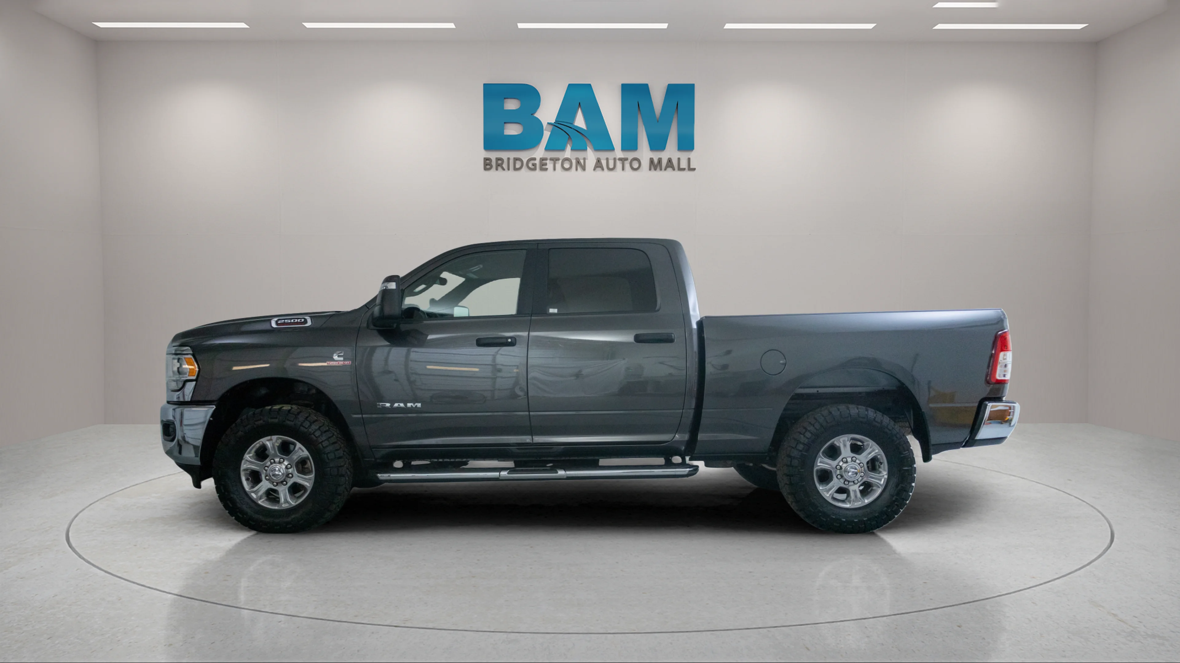 Used 2024 Granite Crystal Metallic Clearcoat Ram Big Horn image 4