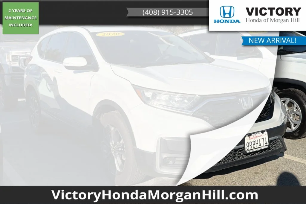 Used 2020 Platinum White Pearl Honda EX image 1