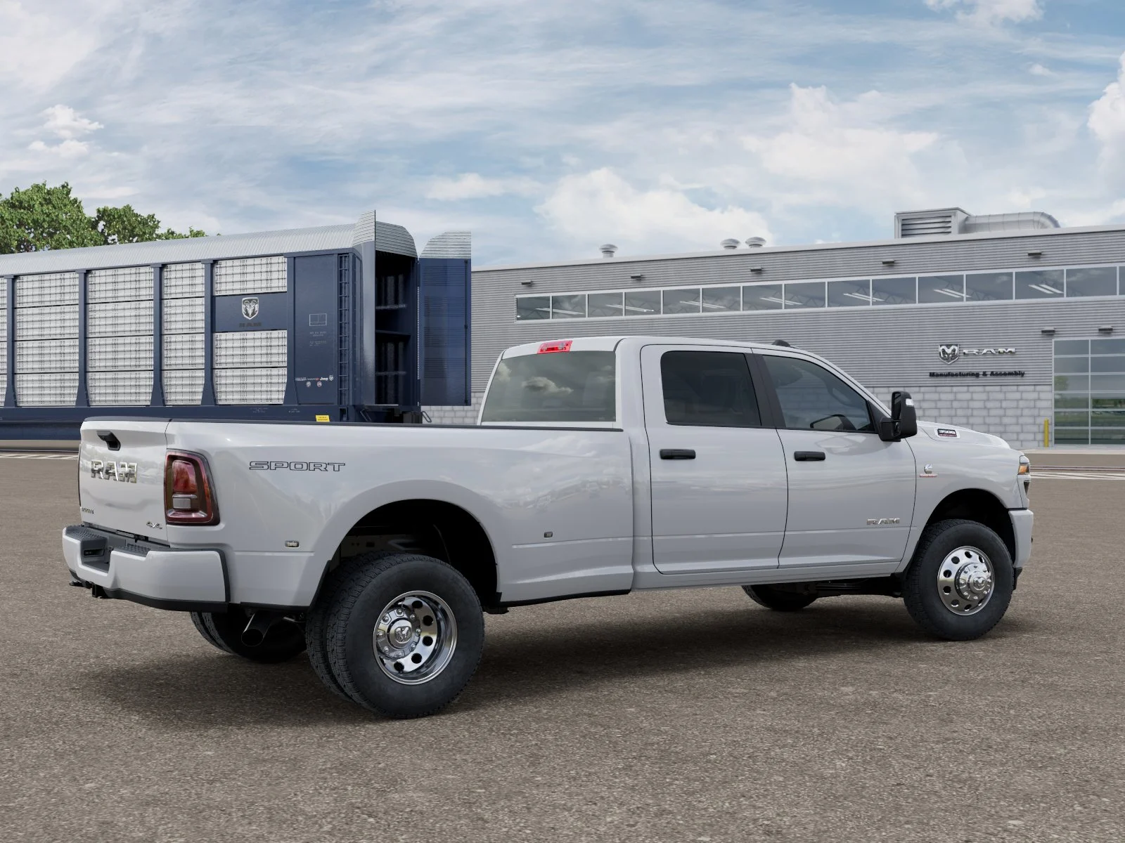 New 2026 Bright White Clear-Coat Exterior Paint RAM BIG HORN image 2