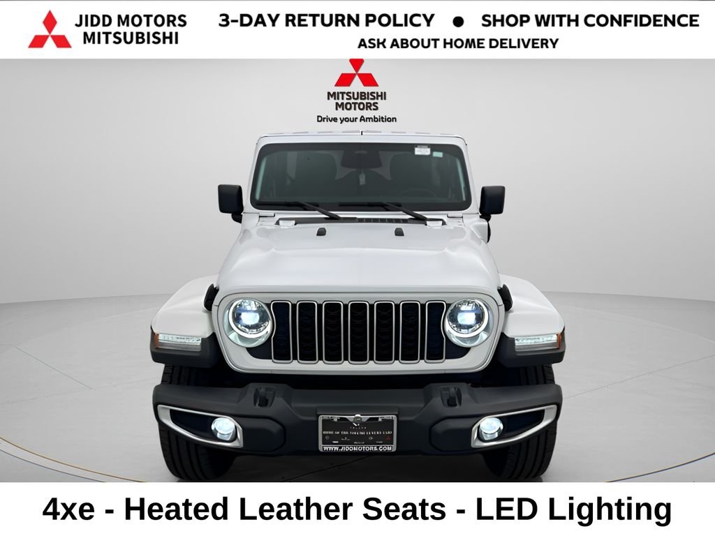 Used 2025 Jeep Wrangler 4xe Sahara 4XE with VIN 1C4RJXP66SW602330 for sale in Des Plaines, IL