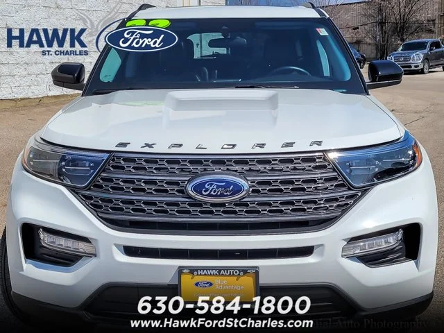 Certified Used 2023 White Metallic Ford XLT image 29