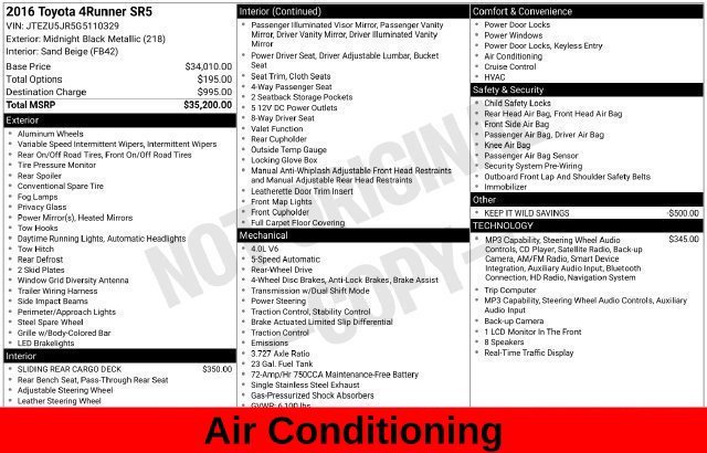Used 2016 Black Toyota SR5 image 15