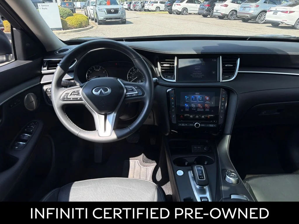 Certified Used 2023 Black Obsidian INFINITI LUXE image 2