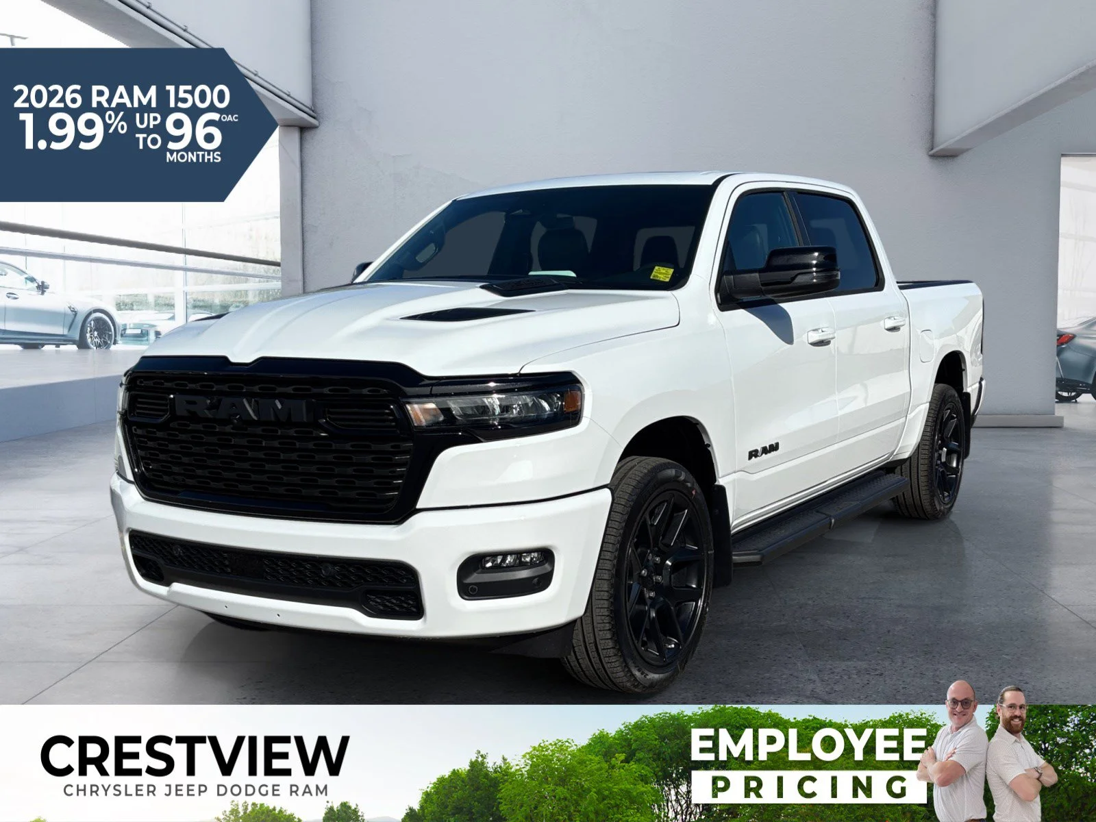 New 2026 Bright White Ram Sport image 1