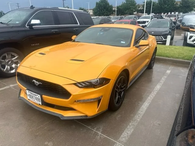 Used 2022 Orange Ford EcoBoost Premium Fastback image 2