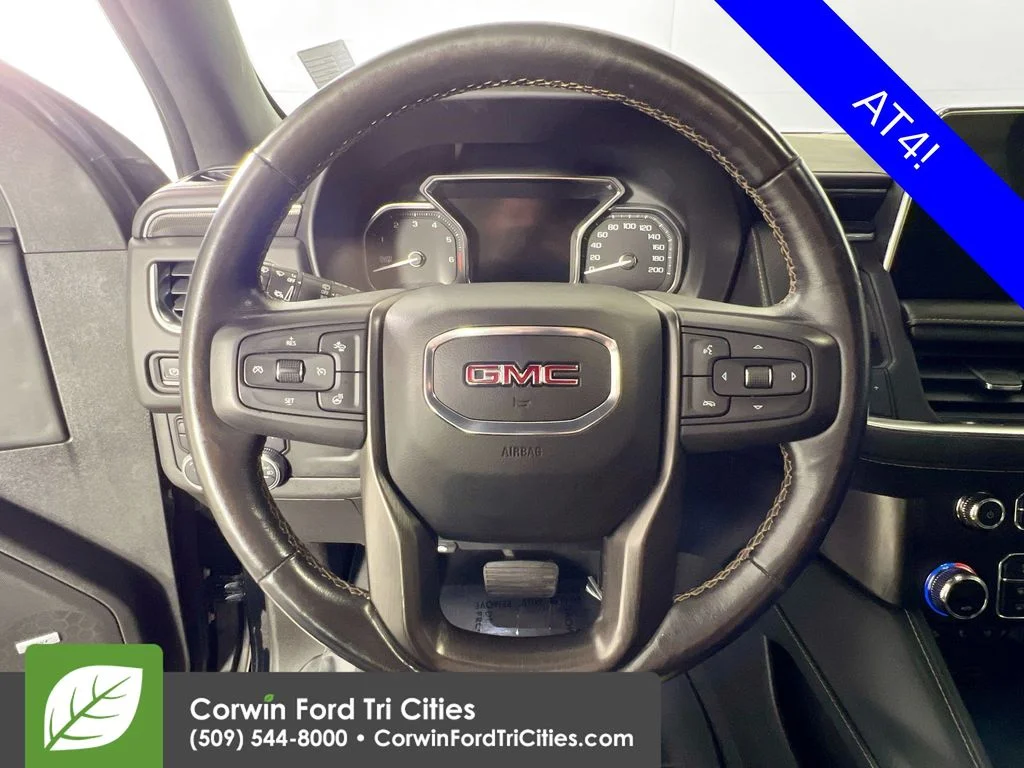 Used 2021 Black GMC AT4 image 8