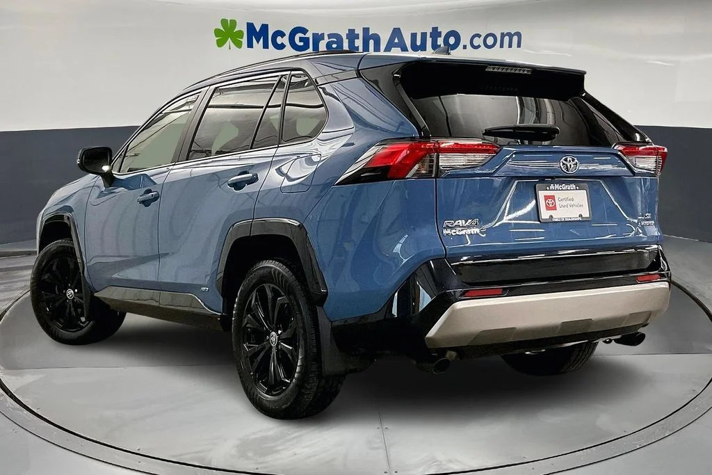 Certified Used 2023 Blue Toyota SE image 4