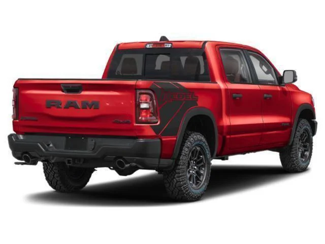 New 2027 Molten Red Pearl-Coat Exterior Paint RAM Rebel image 3