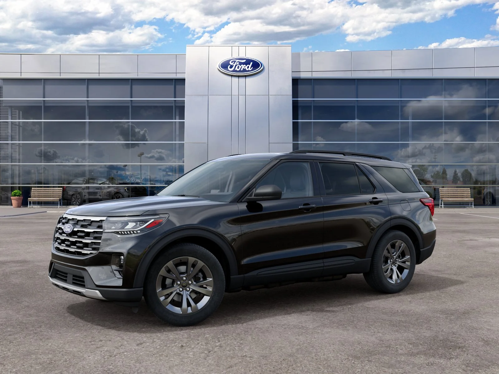 New 2027 Agate Black Metallic Ford Active image 1