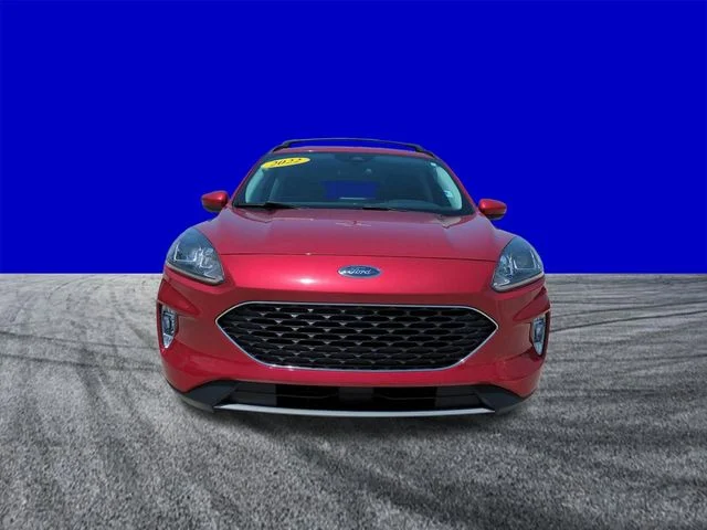 Certified Used 2022 Red Metallic Ford SEL image 9