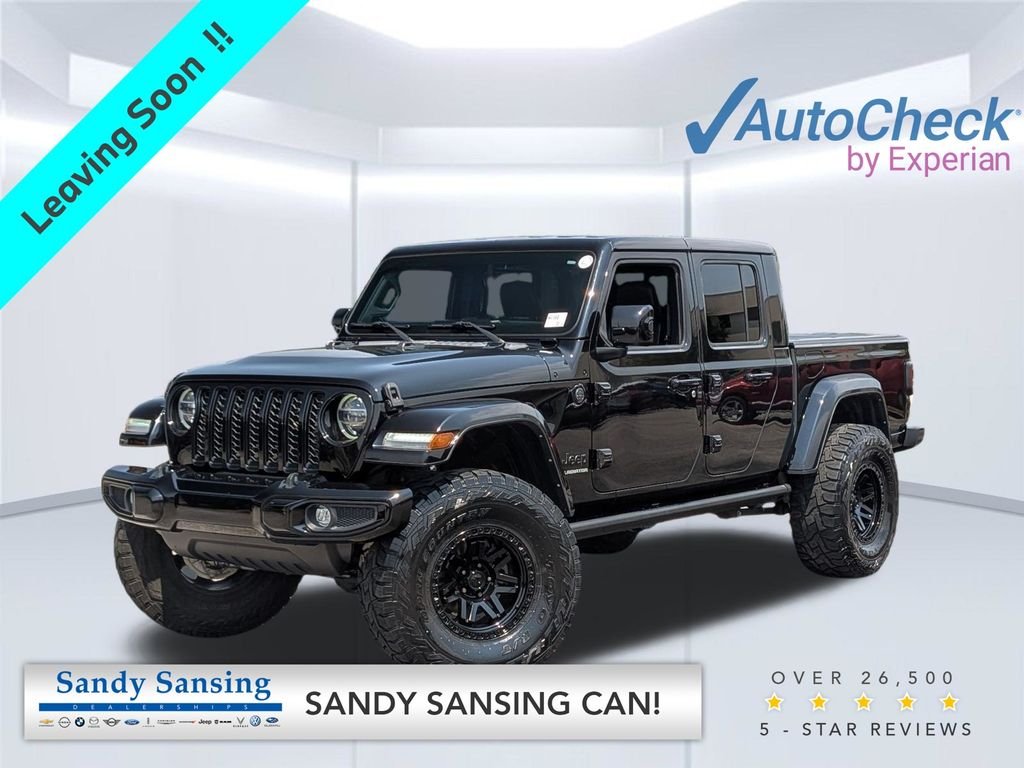 Used 2021 Black Jeep Overland image 1