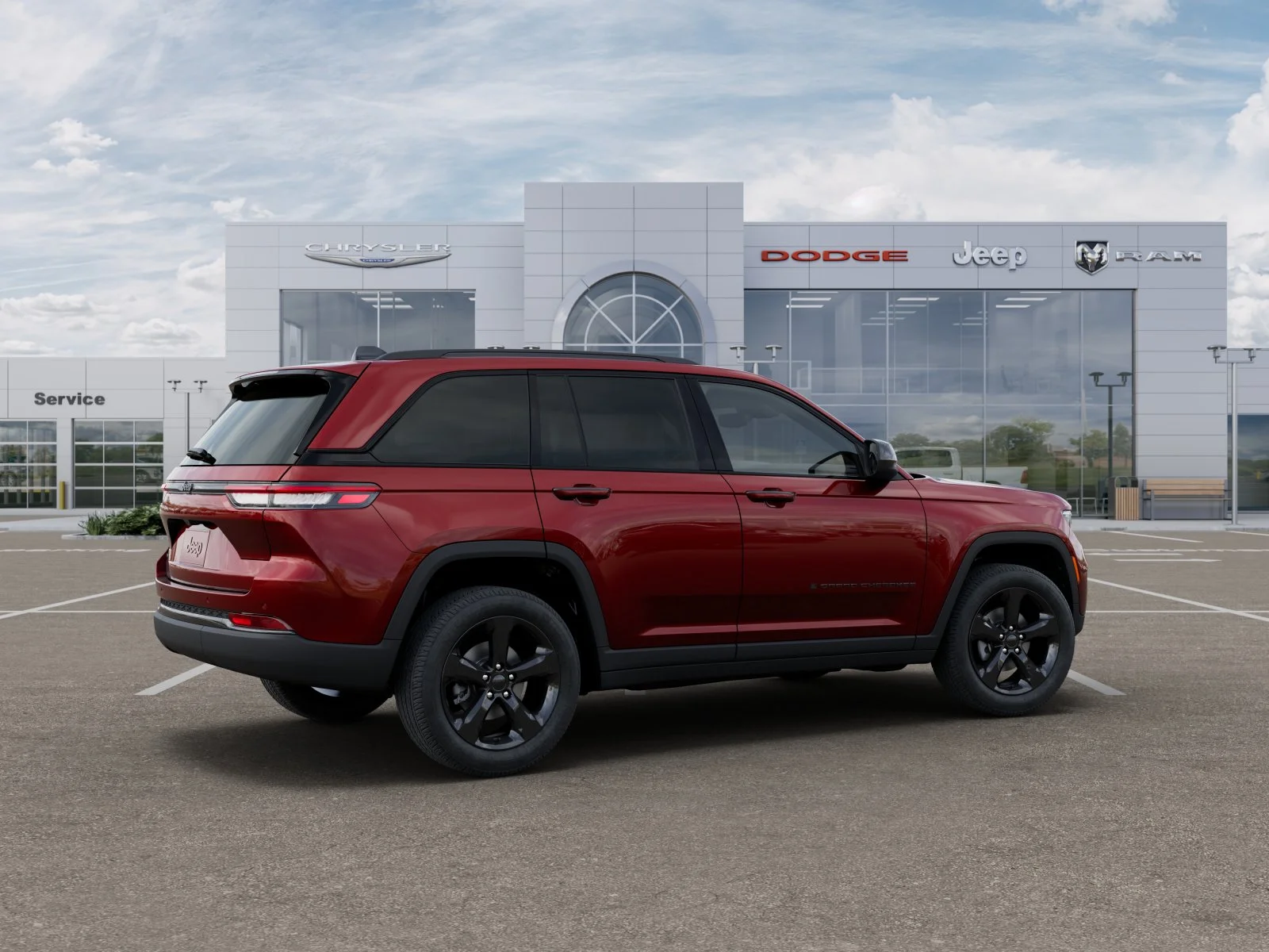 New 2025 Velvet Red Pearl-Coat Exterior Paint Jeep Altitude X image 49