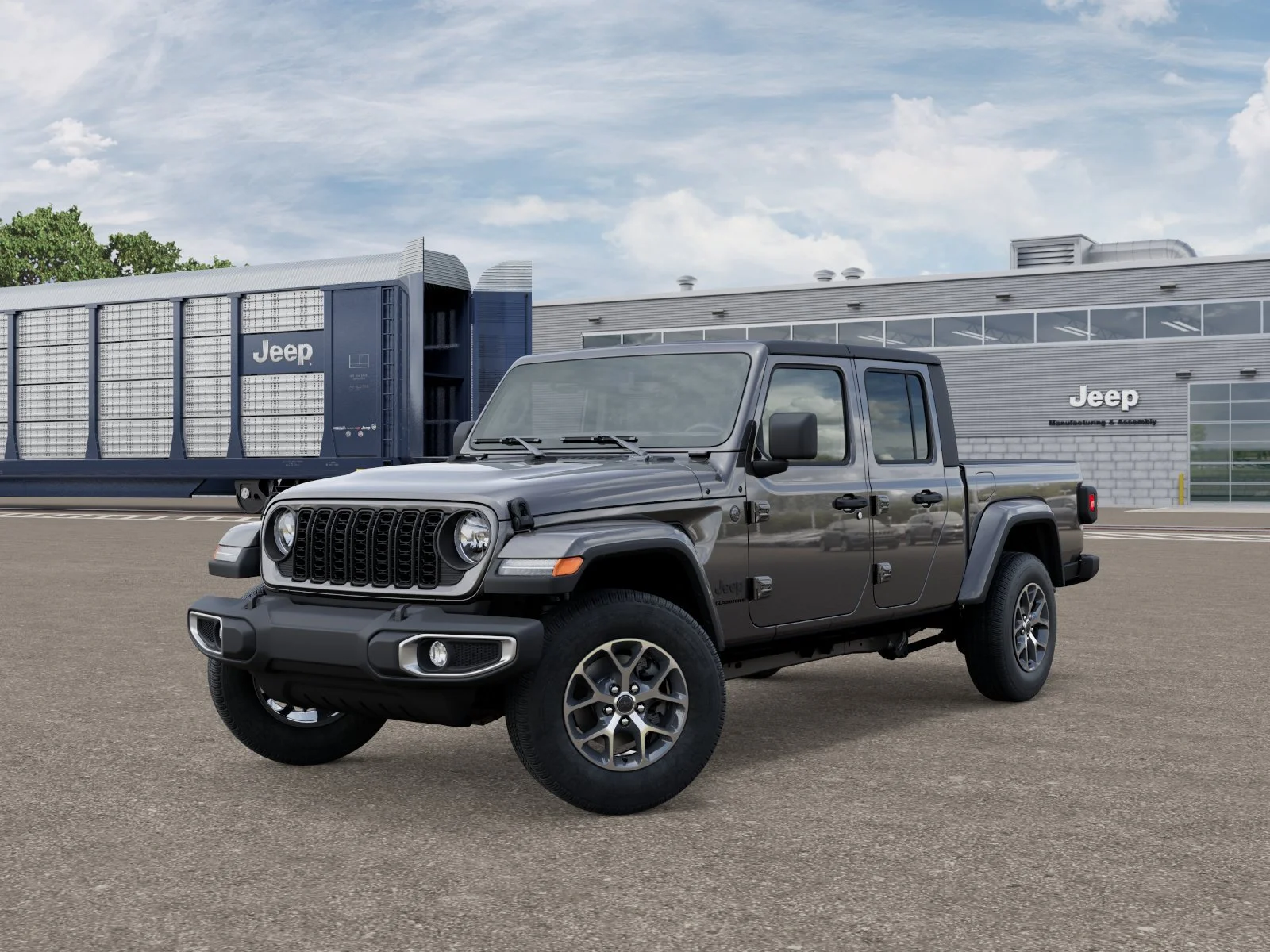 New 2027 Granite Crystal Metallic Clearcoat Jeep Sport S image 1