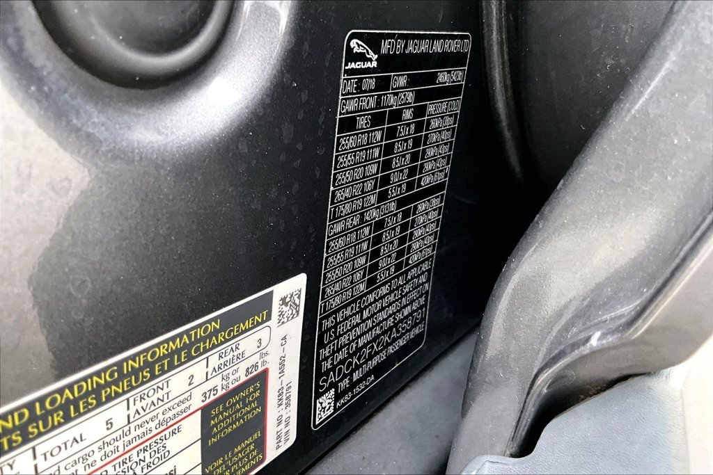 Used 2019 Gray Jaguar 25t Prestige image 35