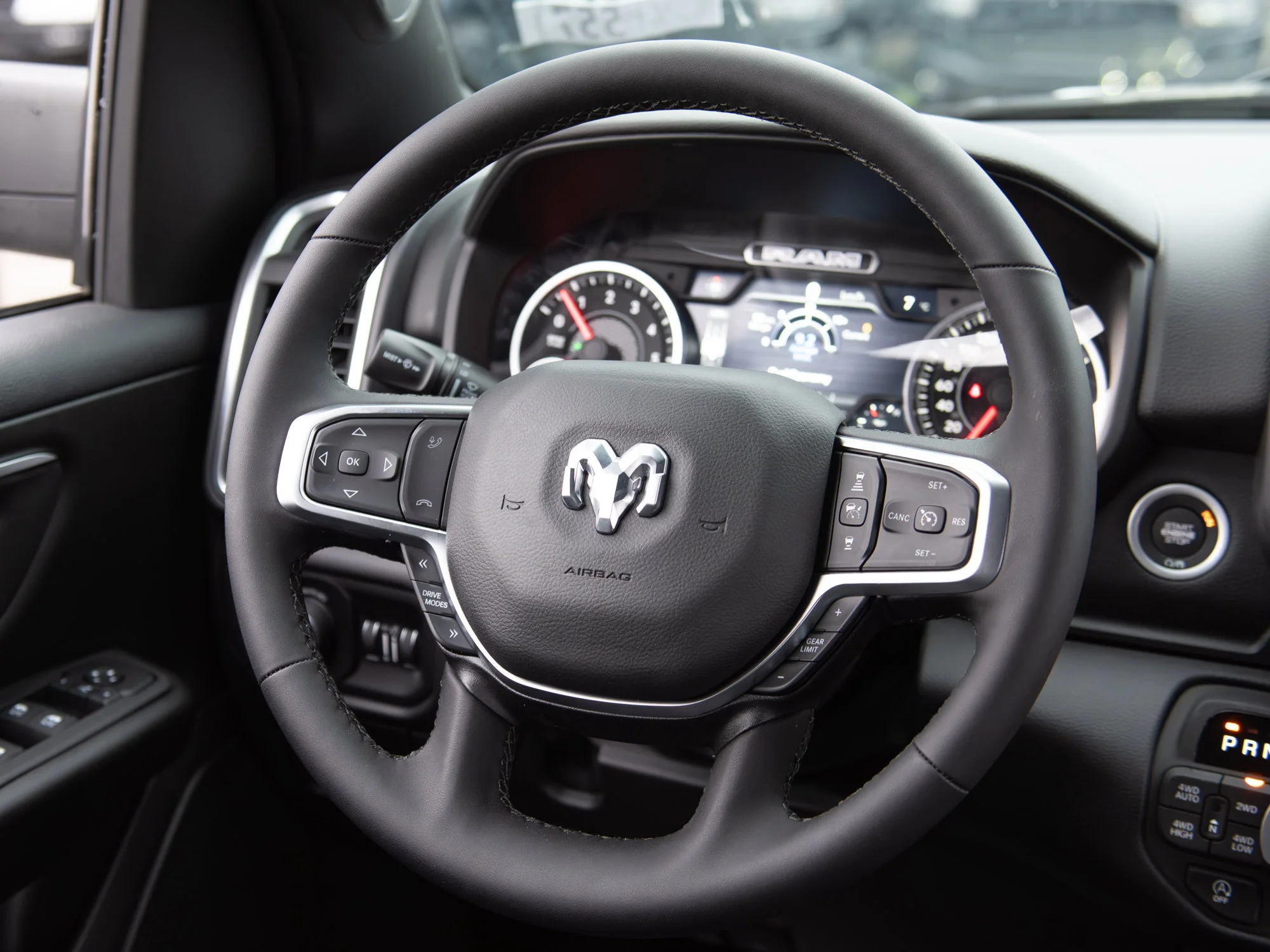 New 2026 White RAM Big Horn Night* 4x4 Crew Cab, Level 2 Equip Group, Heated Seats/Wheel image 10