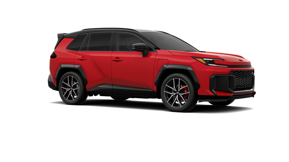 New 2026 Supersonic Red with Midnight Black Metallic roof Toyota GR SPORT image 14