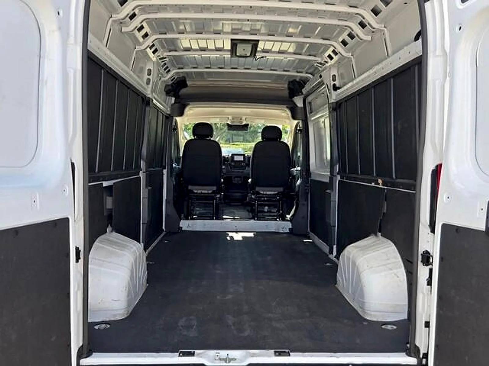 Used 2024 Bright White Clearcoat Ram Cargo Van Tradesman High Roof 159" WB w/Pass Seat image 12