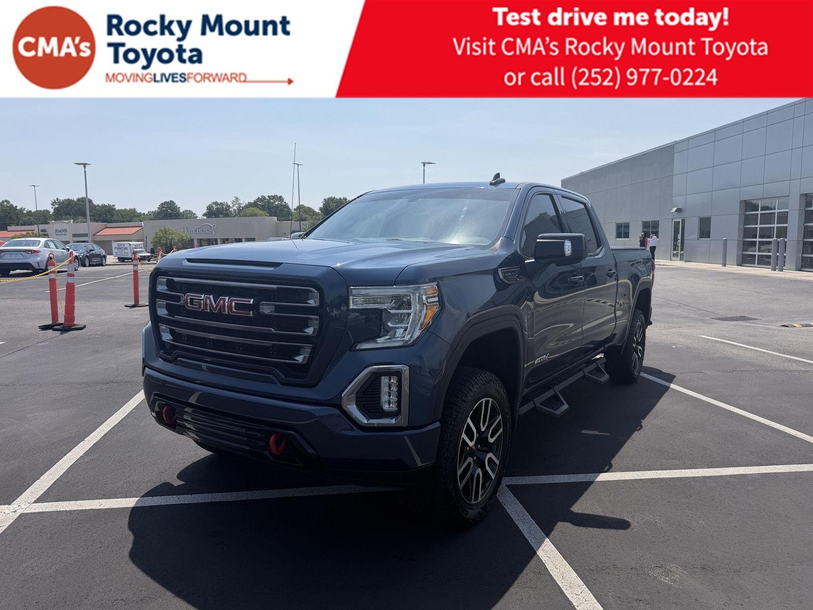 Used 2019 Pacific Blue Metallic GMC AT4 image 1