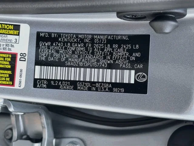 Certified Used 2023 Iridium Lexus ES 350 image 44