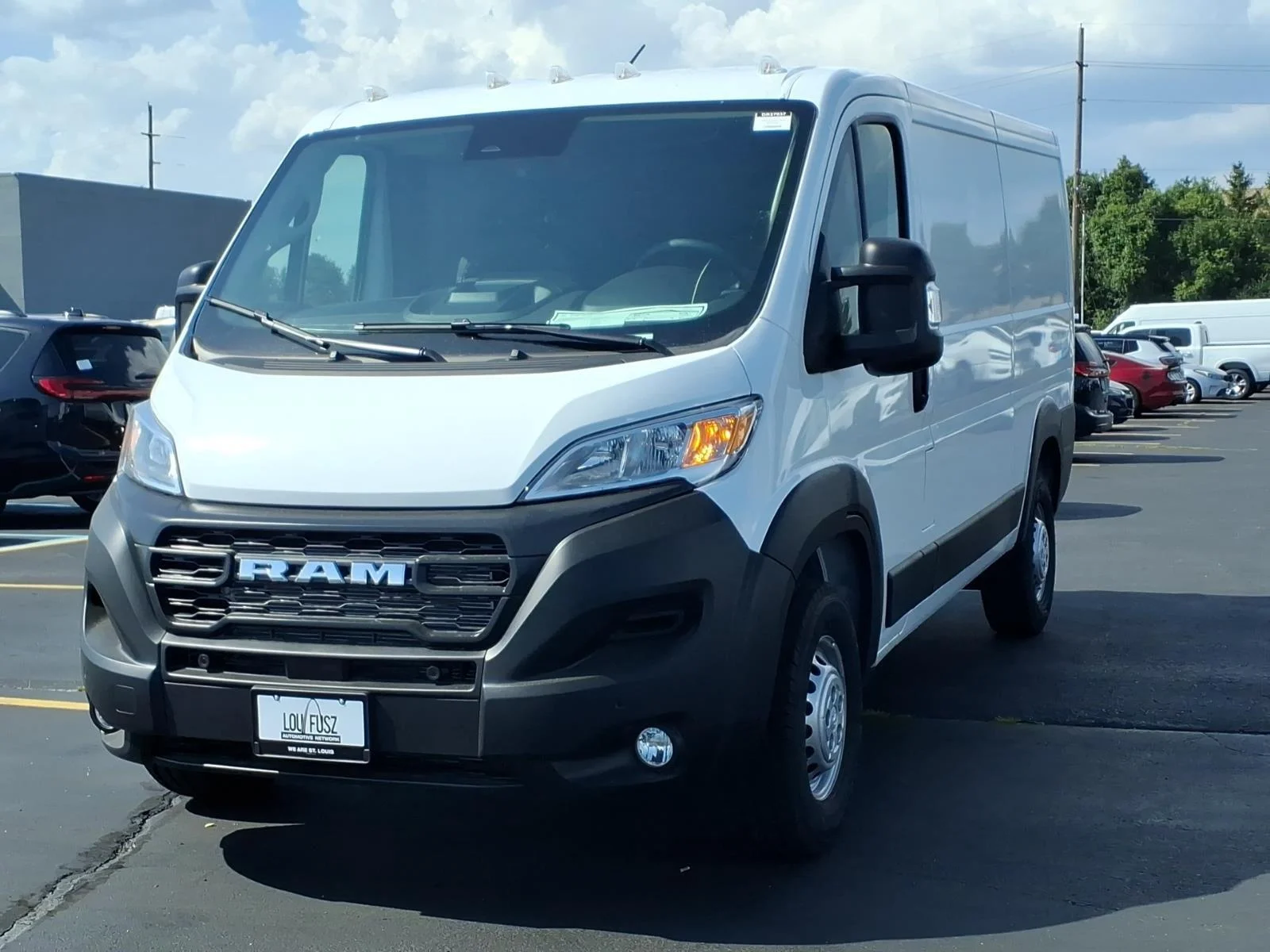 New 2027 Bright White Clearcoat RAM SLT image 2