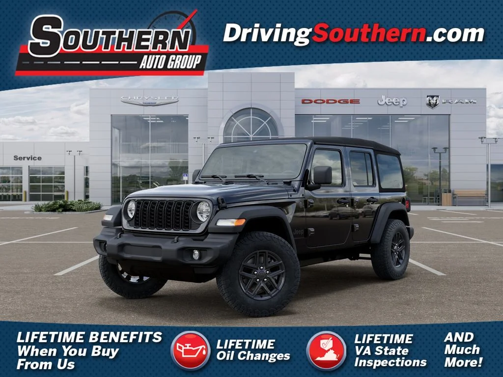 New 2025 Black Clearcoat Jeep Sport S image 1