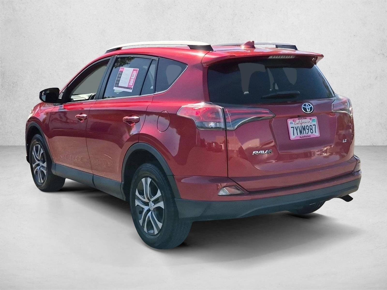 Used 2017 Barcelona Red Metallic Toyota LE image 8