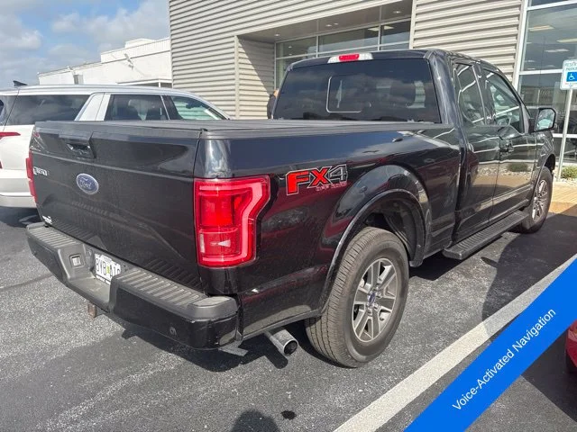 Used 2016 Shadow Black Ford Lariat image 2