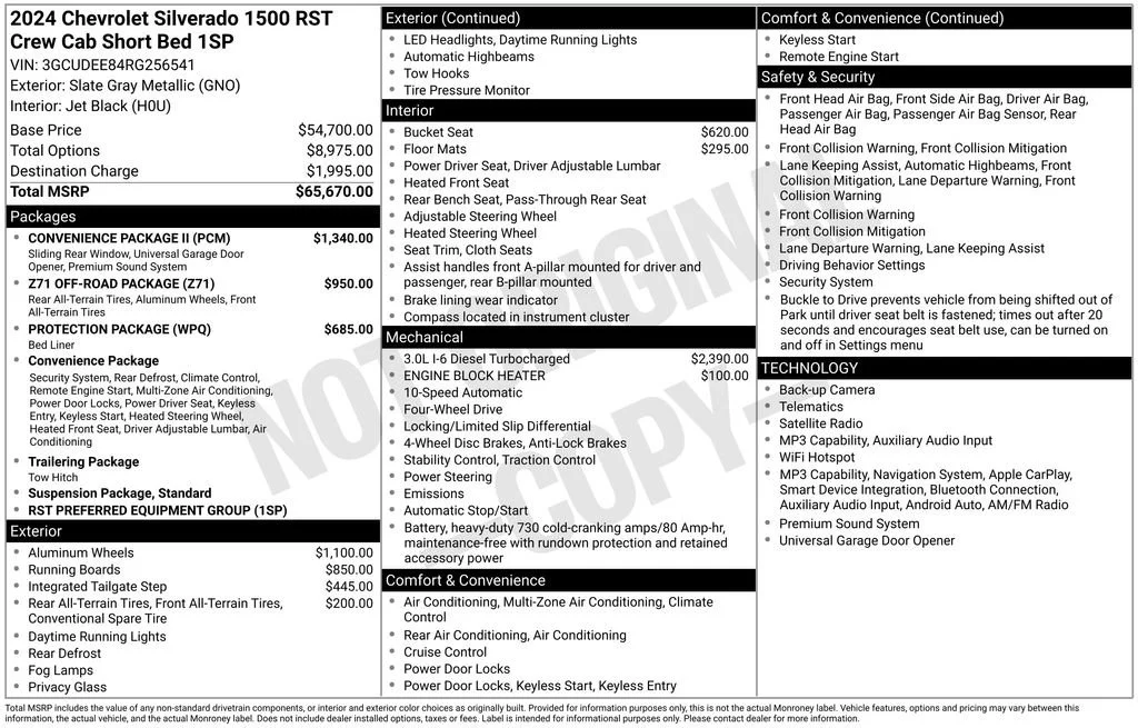 Used 2024 Slate Gray Metallic Chevrolet RST image 39
