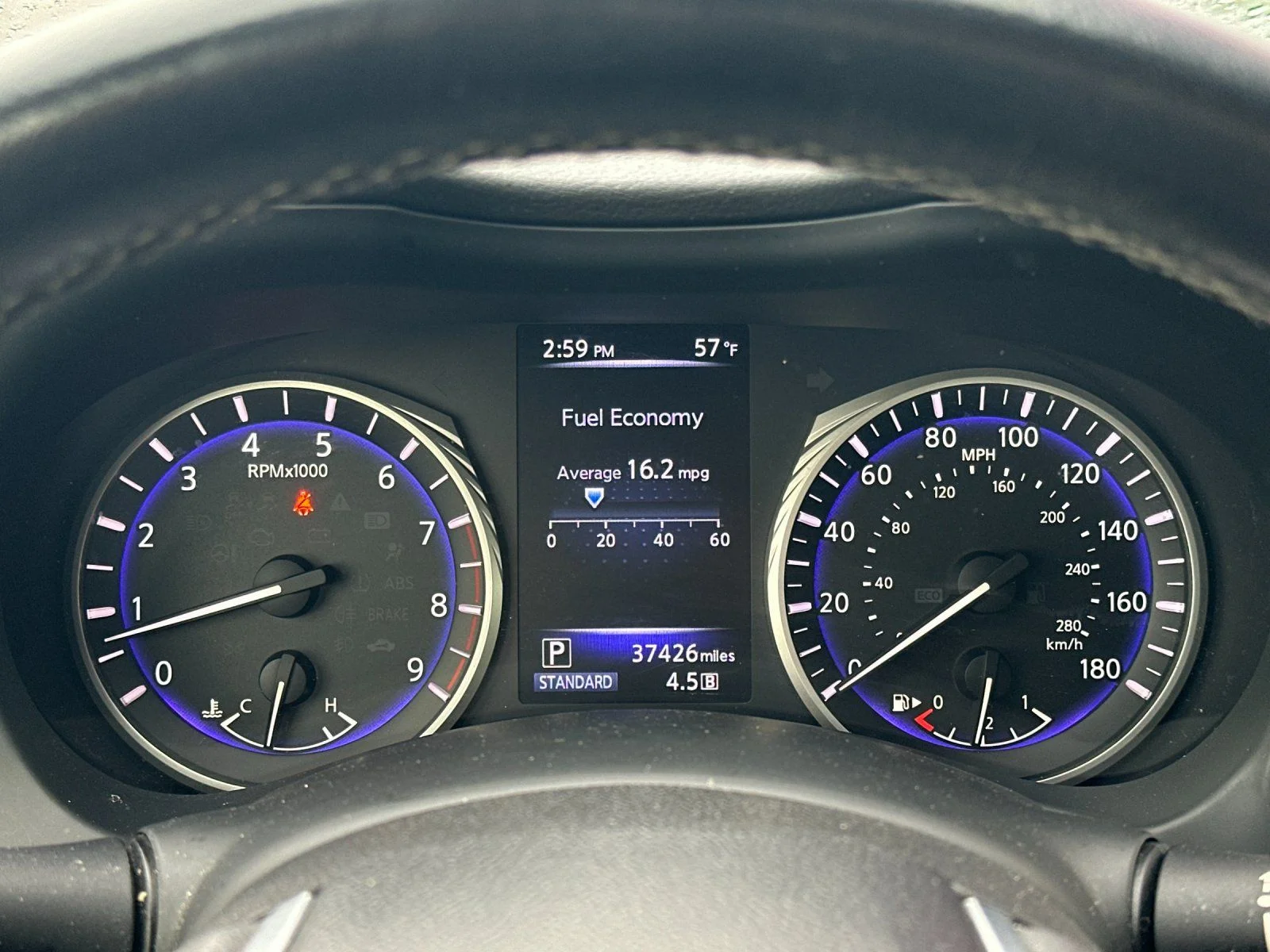 Used 2018 Graphite Shadow INFINITI 3.0t LUXE image 23